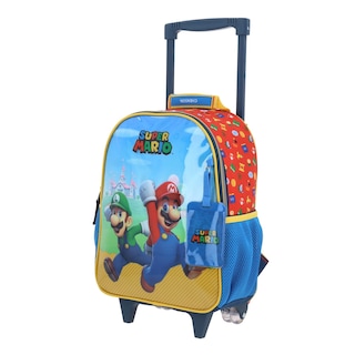 Foto 2 | Mochila con Ruedas Chenson Fiant Mario Bros Azul para Niño