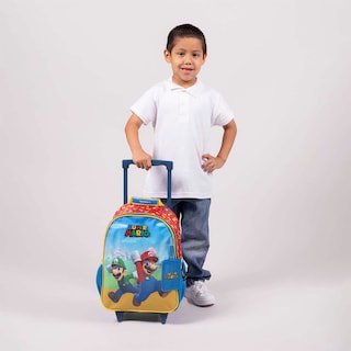 Foto 8 | Mochila con Ruedas Chenson Fiant Mario Bros Azul para Niño
