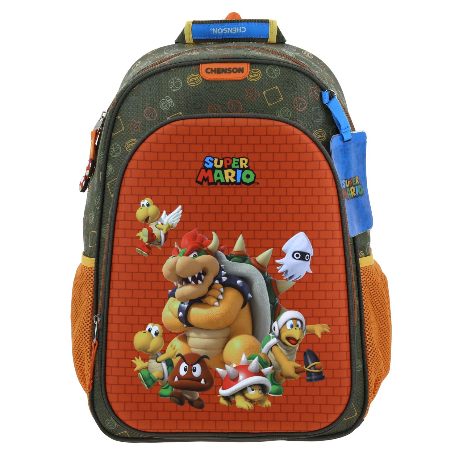 Foto 2 pulgar | Mochila Chenson Thorin Verde Militar Mario Bros Para Niño