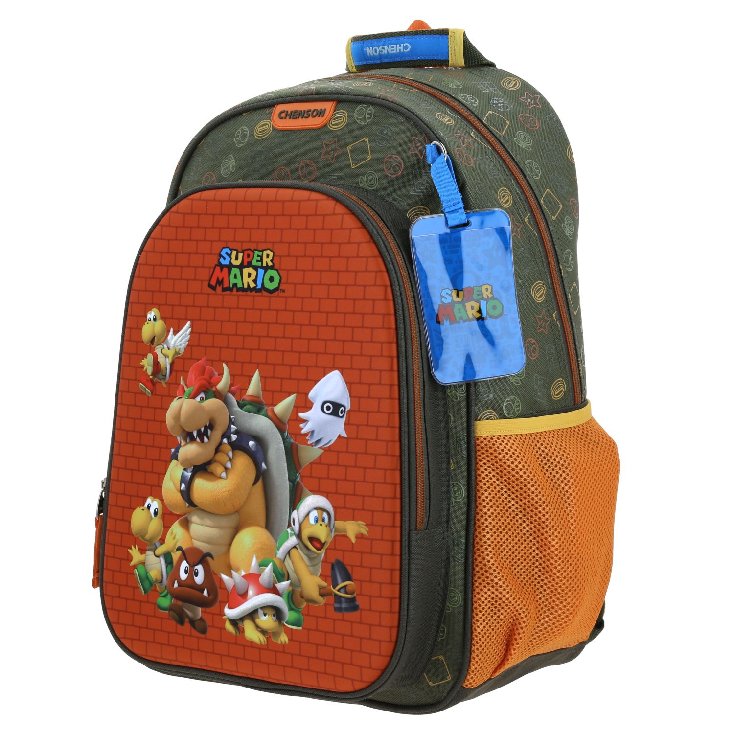 Foto 3 pulgar | Mochila Chenson Thorin Verde Militar Mario Bros Para Niño