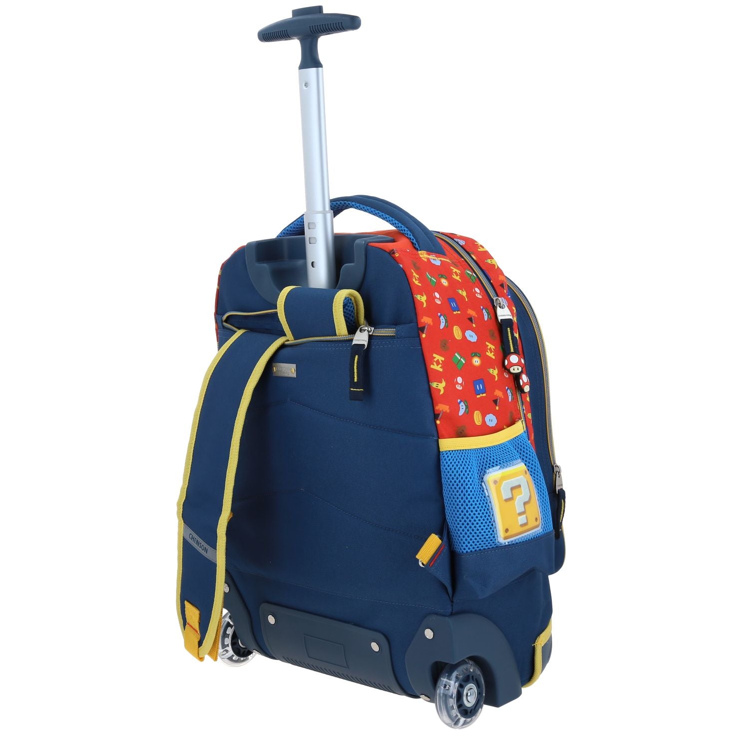 Foto 5 | Mochila Con Ruedas Chenson Fiant Azul Para Niño Mario Bros