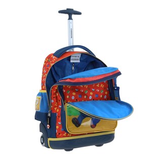Foto 7 | Mochila Con Ruedas Chenson Fiant Azul Para Niño Mario Bros