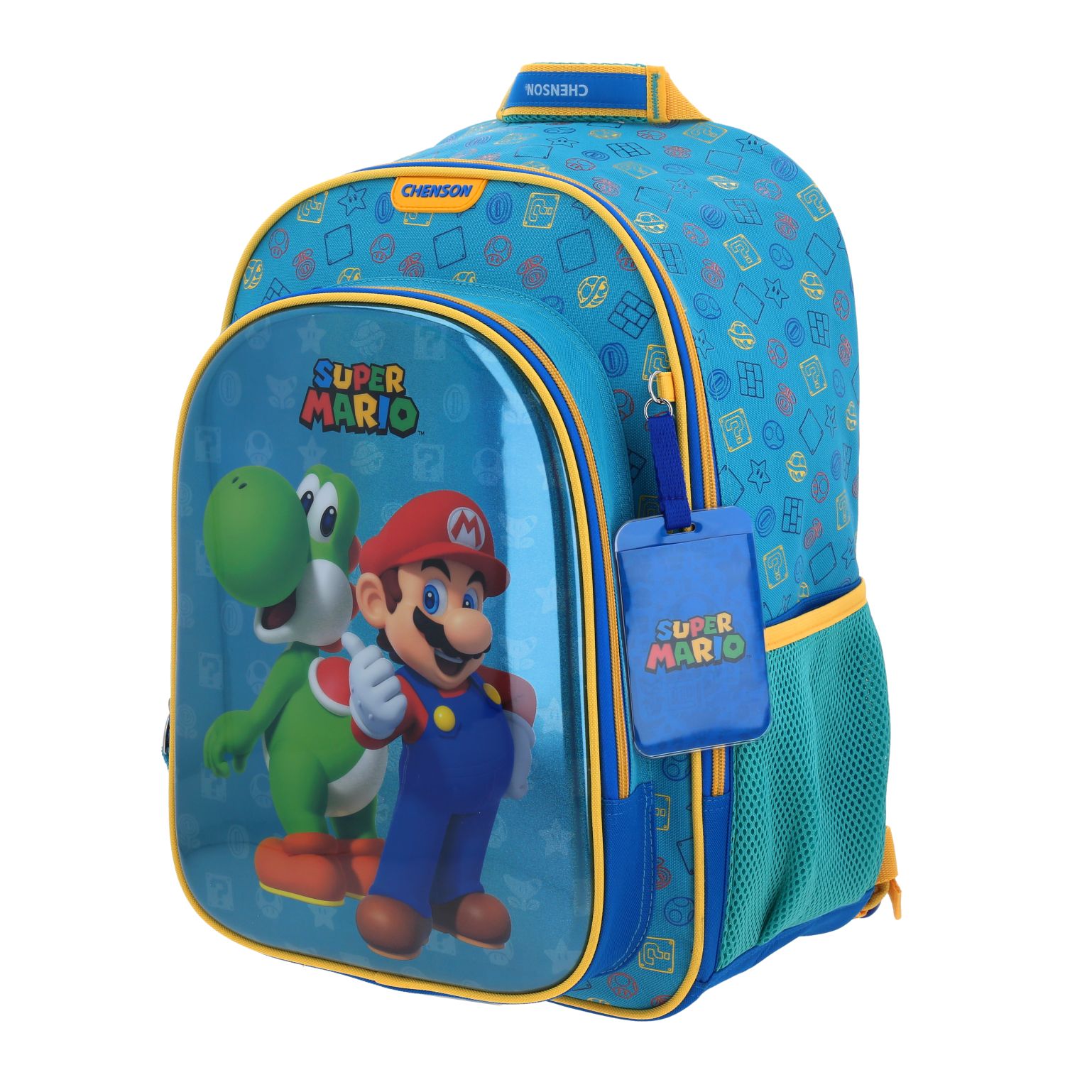 Foto 3 pulgar | Mochila Azul Mario Bros Chenson Shiyo  Para Niño