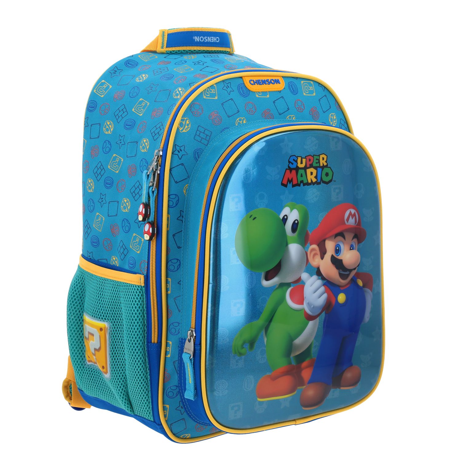 Foto 7 pulgar | Mochila Azul Mario Bros Chenson Shiyo  Para Niño