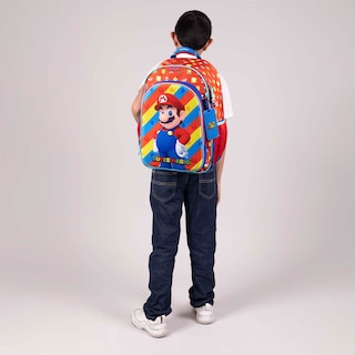 Foto 8 | Mochila Chenson Mario Bros Roja para Niño