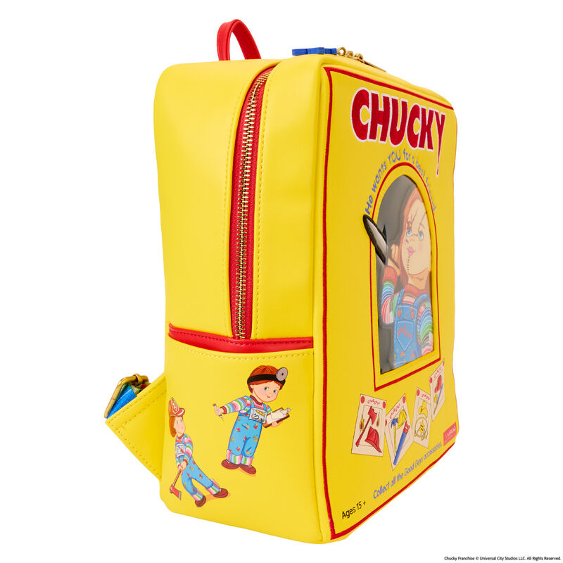 Foto 5 pulgar | Loungefly Childs Play Chucky Box - Mini Mochila