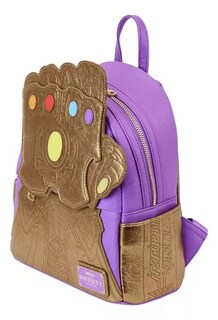 Foto 2 | Loungefly Marvel Shine Thanos Gauntlet - Mini Mochila