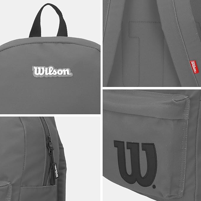 Foto 5 pulgar | Mochila Grande Wilson Juvenil Gris Wls092-bp239b