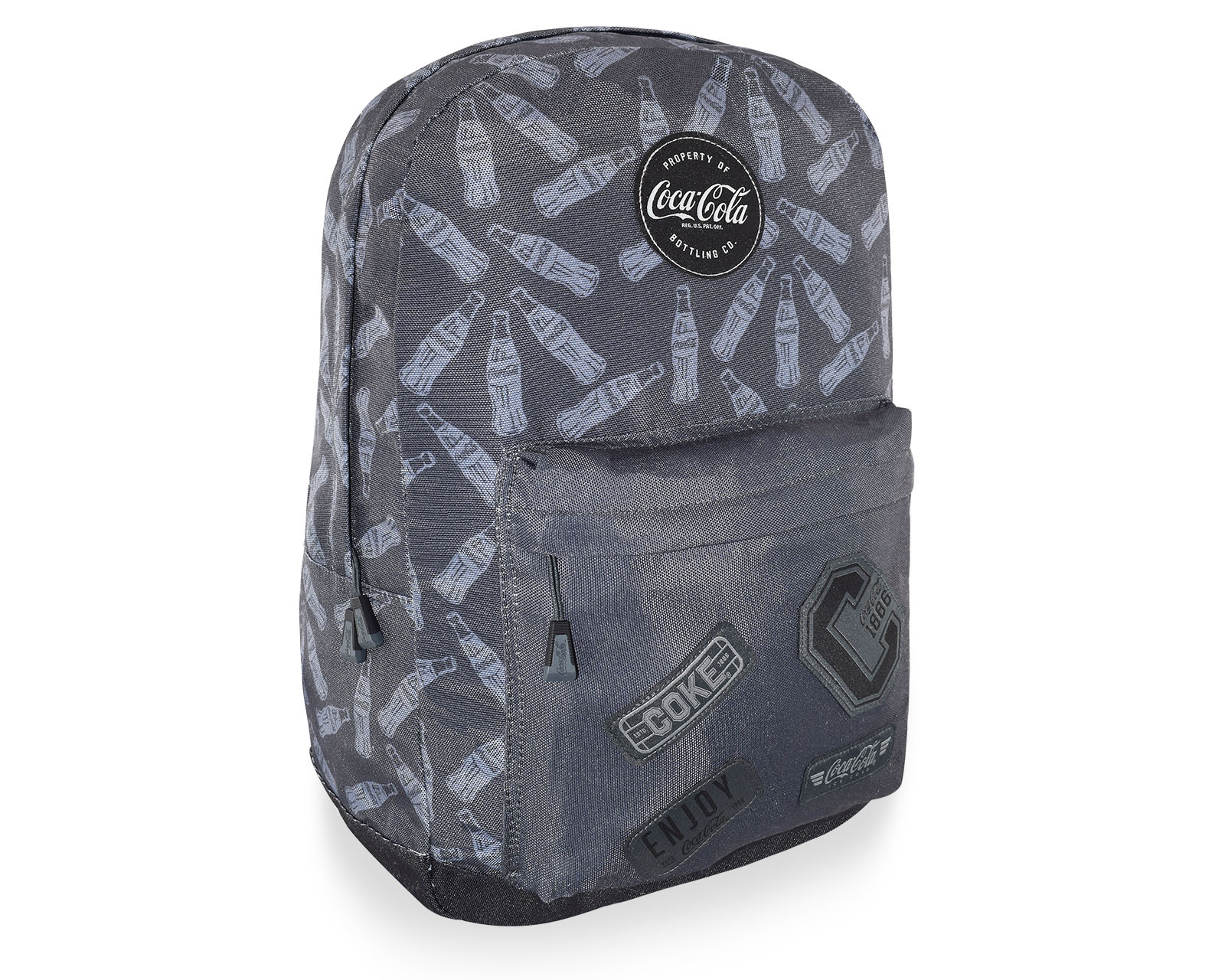 Foto 3 pulgar | Mochila Coca-cola Porta Laptop 15'' Gris