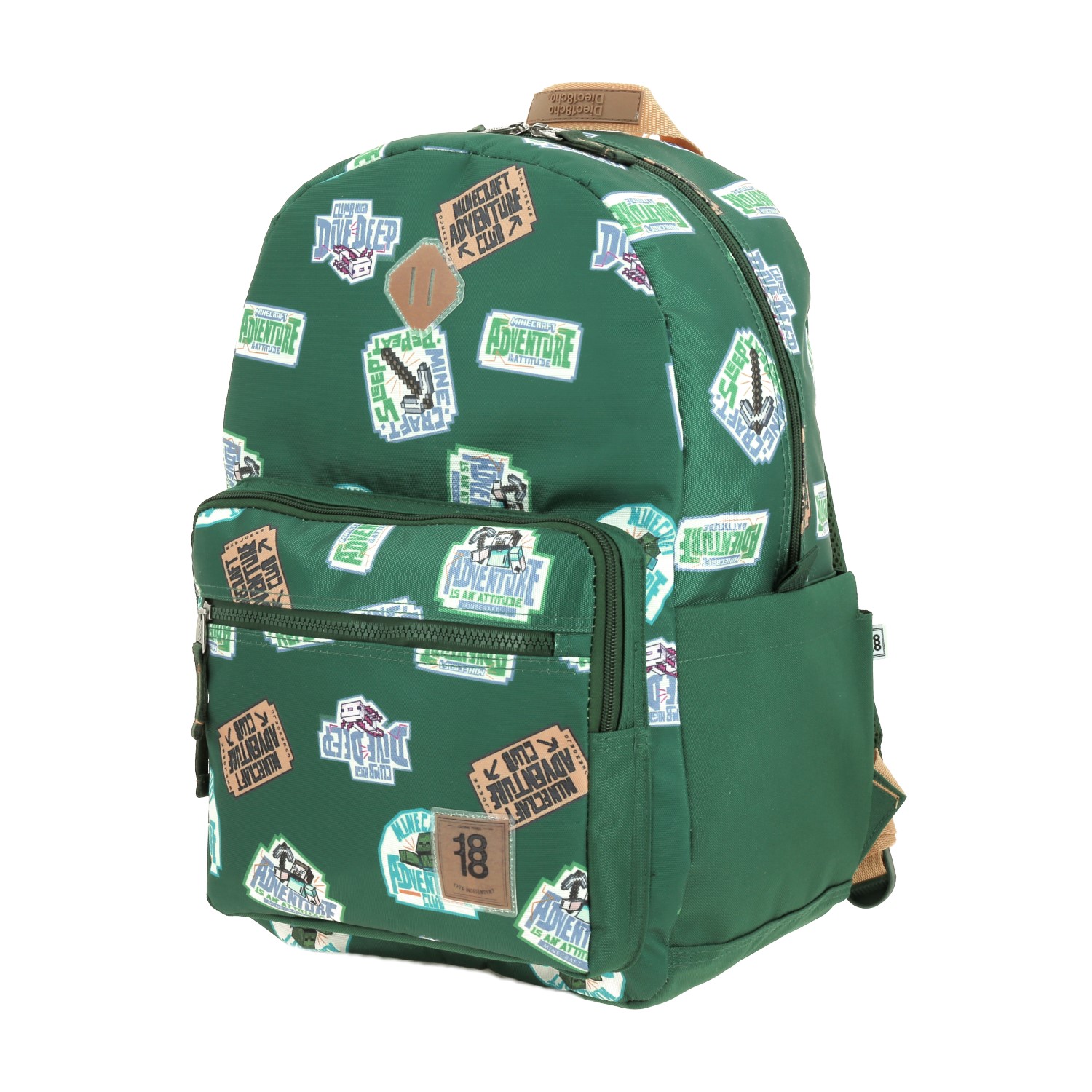 Foto 2 | Mochila Escolar Grande Chenson Primaria Minecraft Bonch Mc66016-g