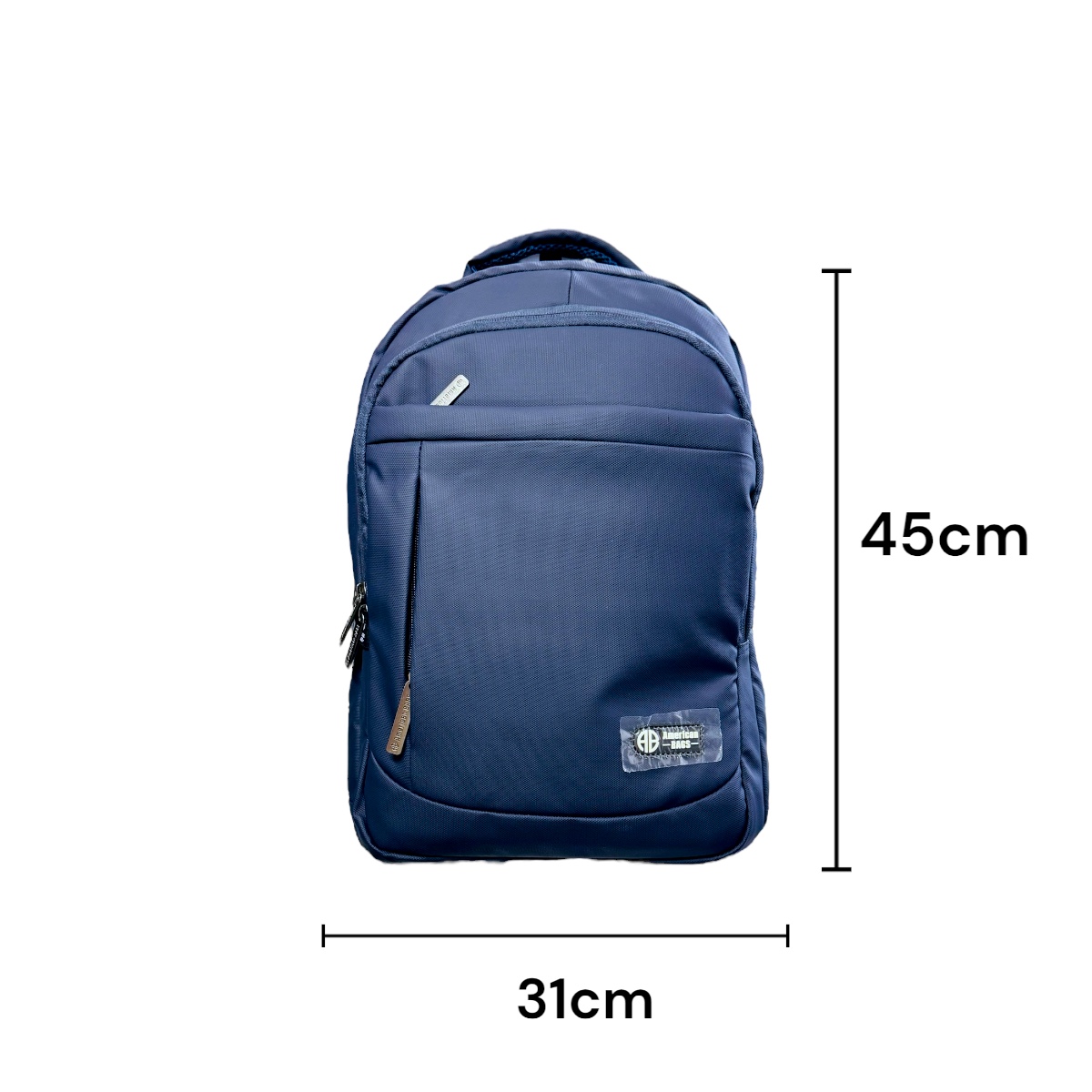 Foto 3 pulgar | Mochila Escolar Porta Laptop Azul Marino American Bags