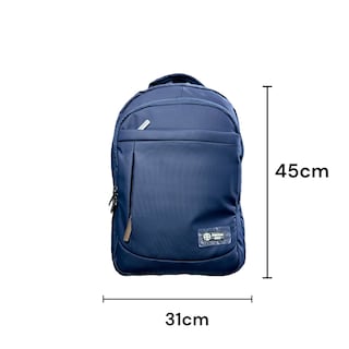 Foto 2 | Mochila Escolar Porta Laptop Azul Marino American Bags