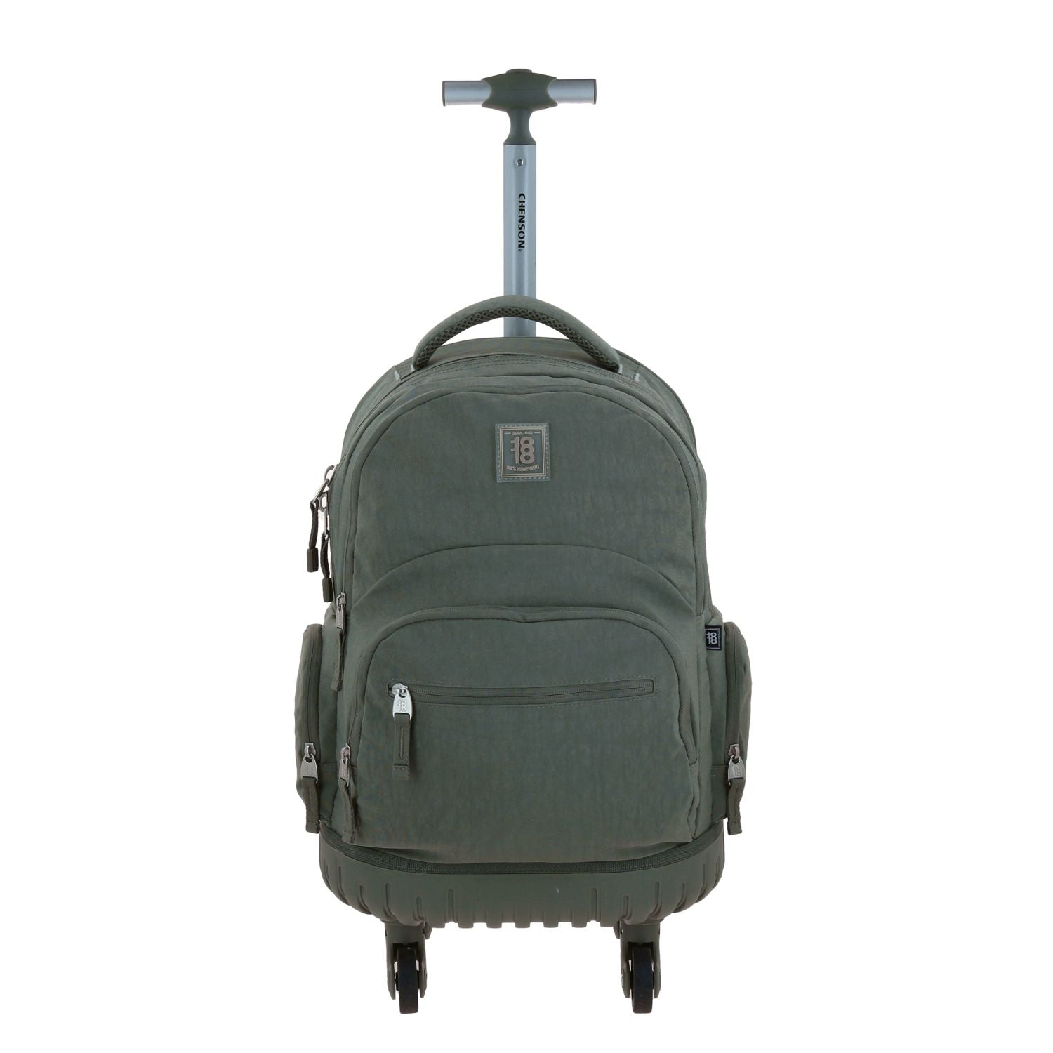 Foto 2 pulgar | Mochila Grande Con Ruedas Impermeable Verde Militar 1818 Zilp