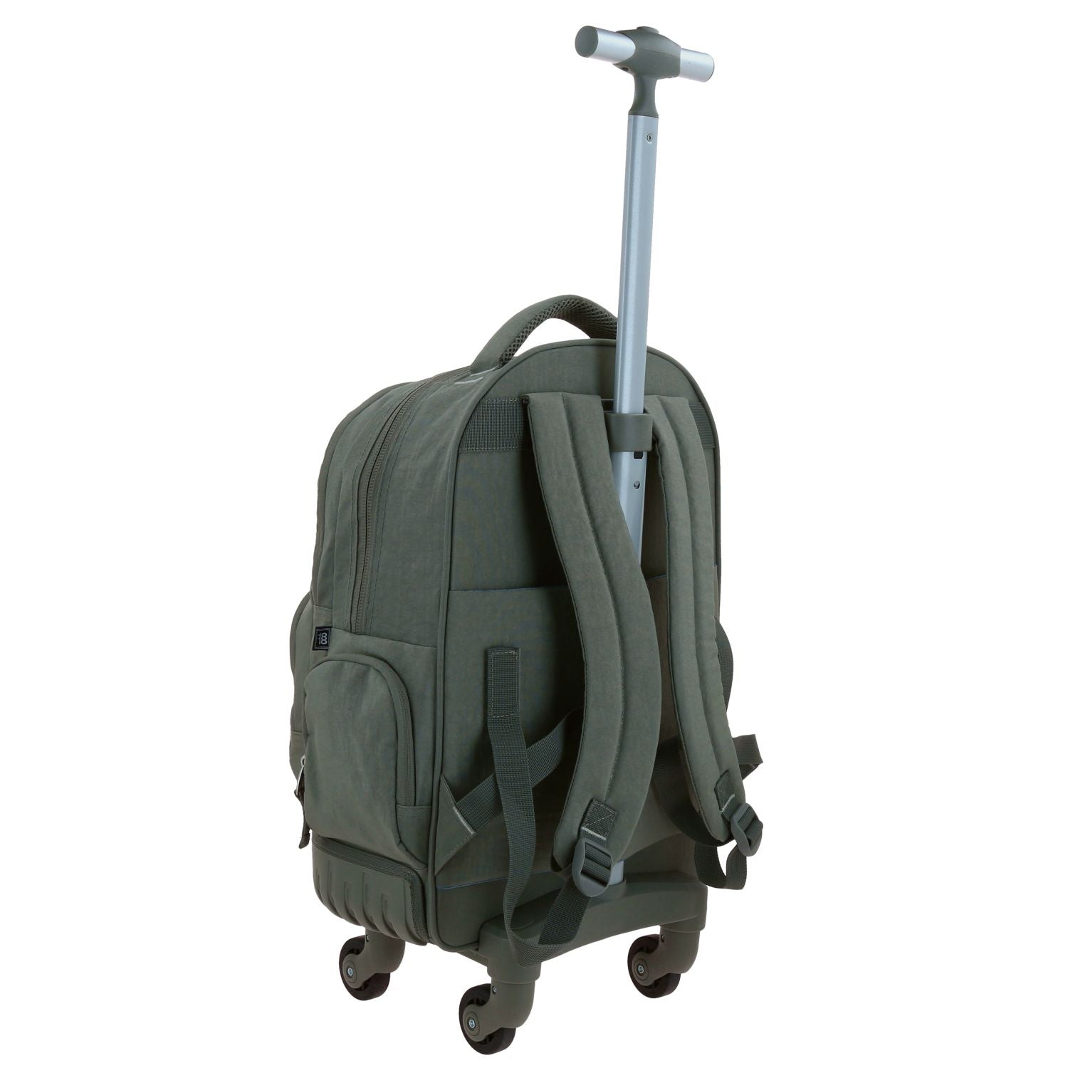 Foto 4 pulgar | Mochila Grande Con Ruedas Impermeable Verde Militar 1818 Zilp