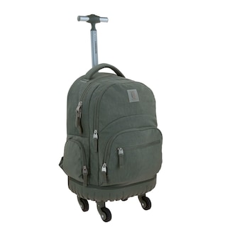 Foto 6 | Mochila Grande Con Ruedas Impermeable Verde Militar 1818 Zilp