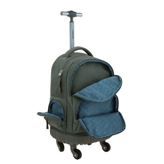 Foto 7 | Mochila Grande Con Ruedas Impermeable Verde Militar 1818 Zilp