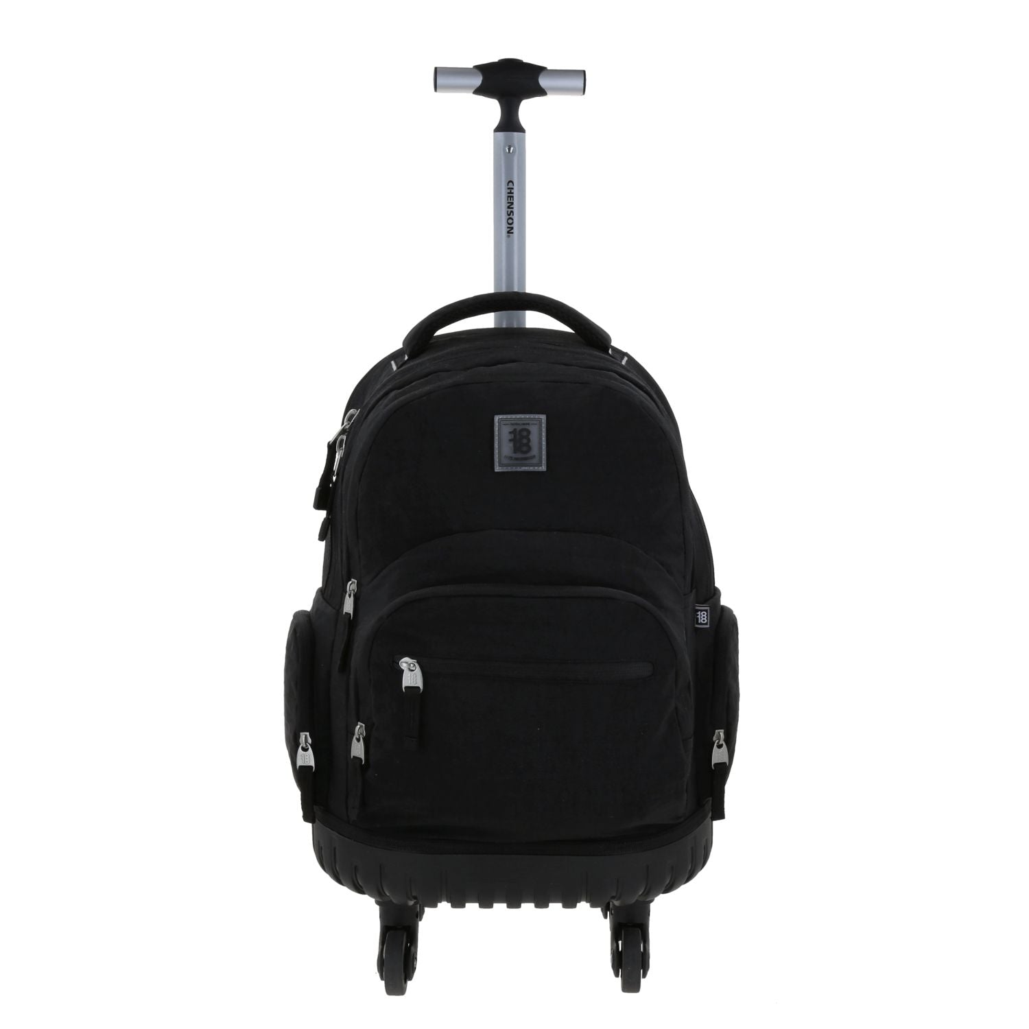 Foto 2 pulgar | Mochila Grande Con Ruedas Impermeable Negro 1818 Zilp