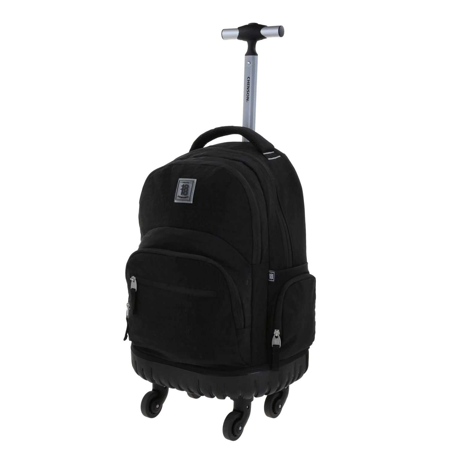 Foto 3 pulgar | Mochila Grande Con Ruedas Impermeable Negro 1818 Zilp