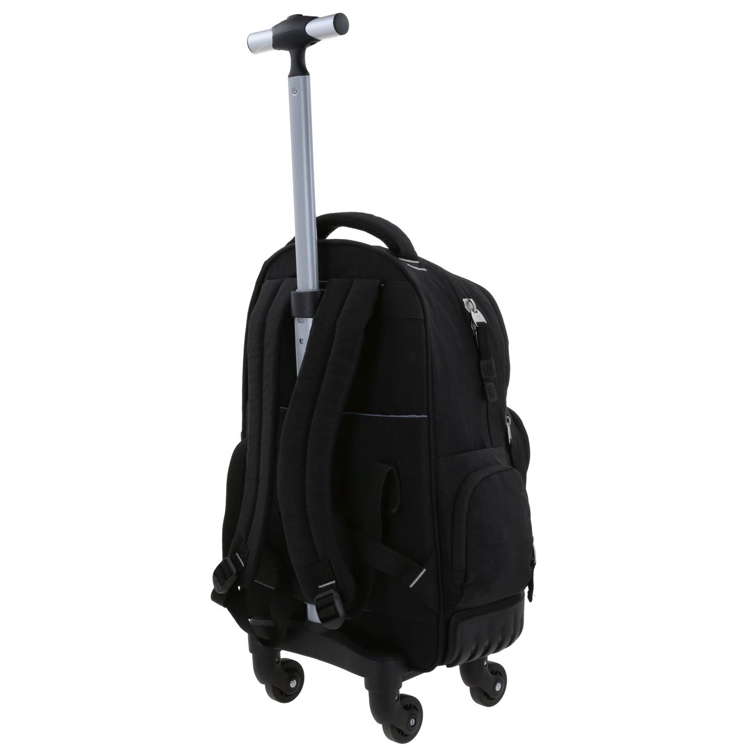 Foto 6 pulgar | Mochila Grande Con Ruedas Impermeable Negro 1818 Zilp