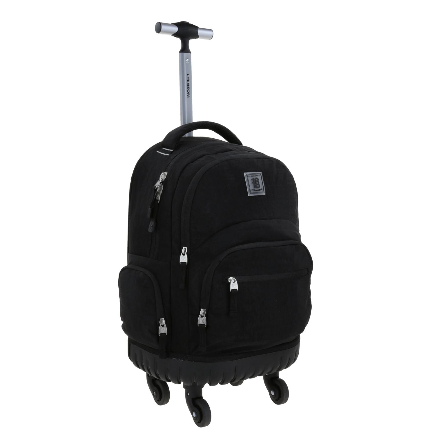 Foto 6 | Mochila Grande Con Ruedas Impermeable Negro 1818 Zilp