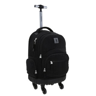 Foto 6 | Mochila Grande Con Ruedas Impermeable Negro 1818 Zilp