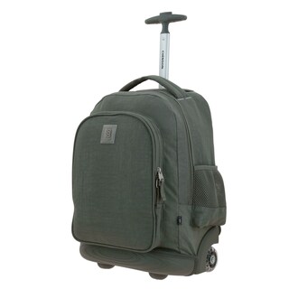 Foto 2 | Mochila Grande Con Ruedas Led Verde Militar 1818 Zilp