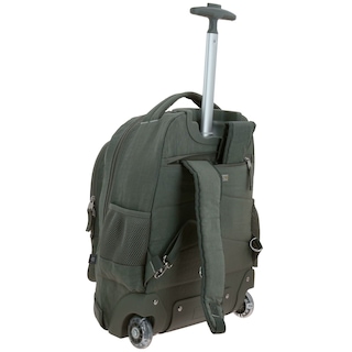 Foto 3 | Mochila Grande Con Ruedas Led Verde Militar 1818 Zilp