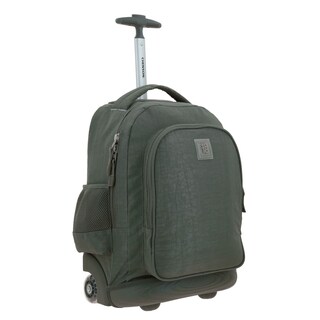 Foto 6 | Mochila Grande Con Ruedas Led Verde Militar 1818 Zilp