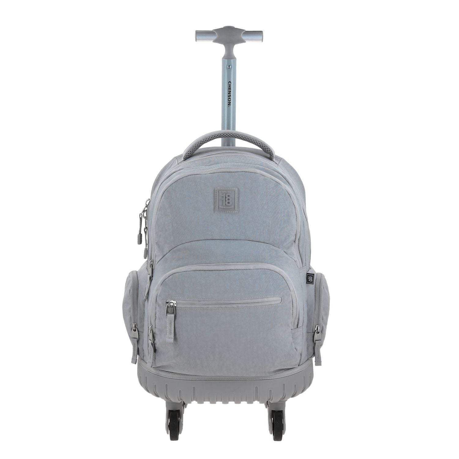 Foto 2 pulgar | Mochila Grande Con Ruedas Impermeable Gris 1818 Zilp