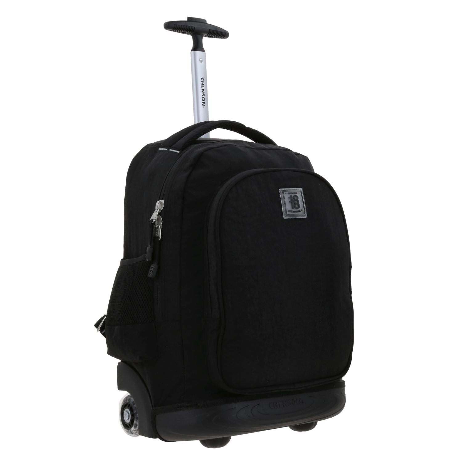 Foto 7 pulgar | Mochila Grande Con Ruedas Led Negro 1818 Zilp