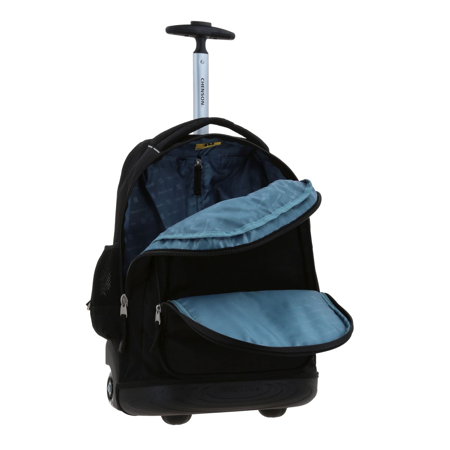 Foto 8 pulgar | Mochila Grande Con Ruedas Led Negro 1818 Zilp