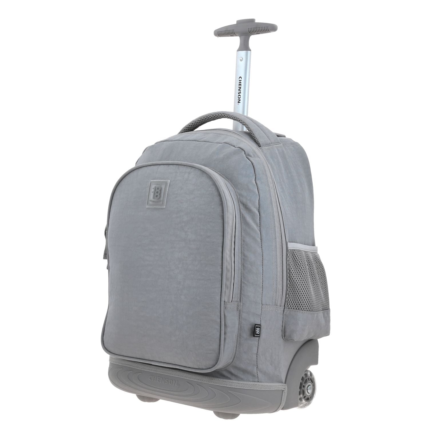 Foto 2 | Mochila Grande Con Ruedas Led Gris 1818 Zilp