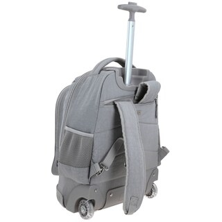 Foto 3 | Mochila Grande Con Ruedas Led Gris 1818 Zilp