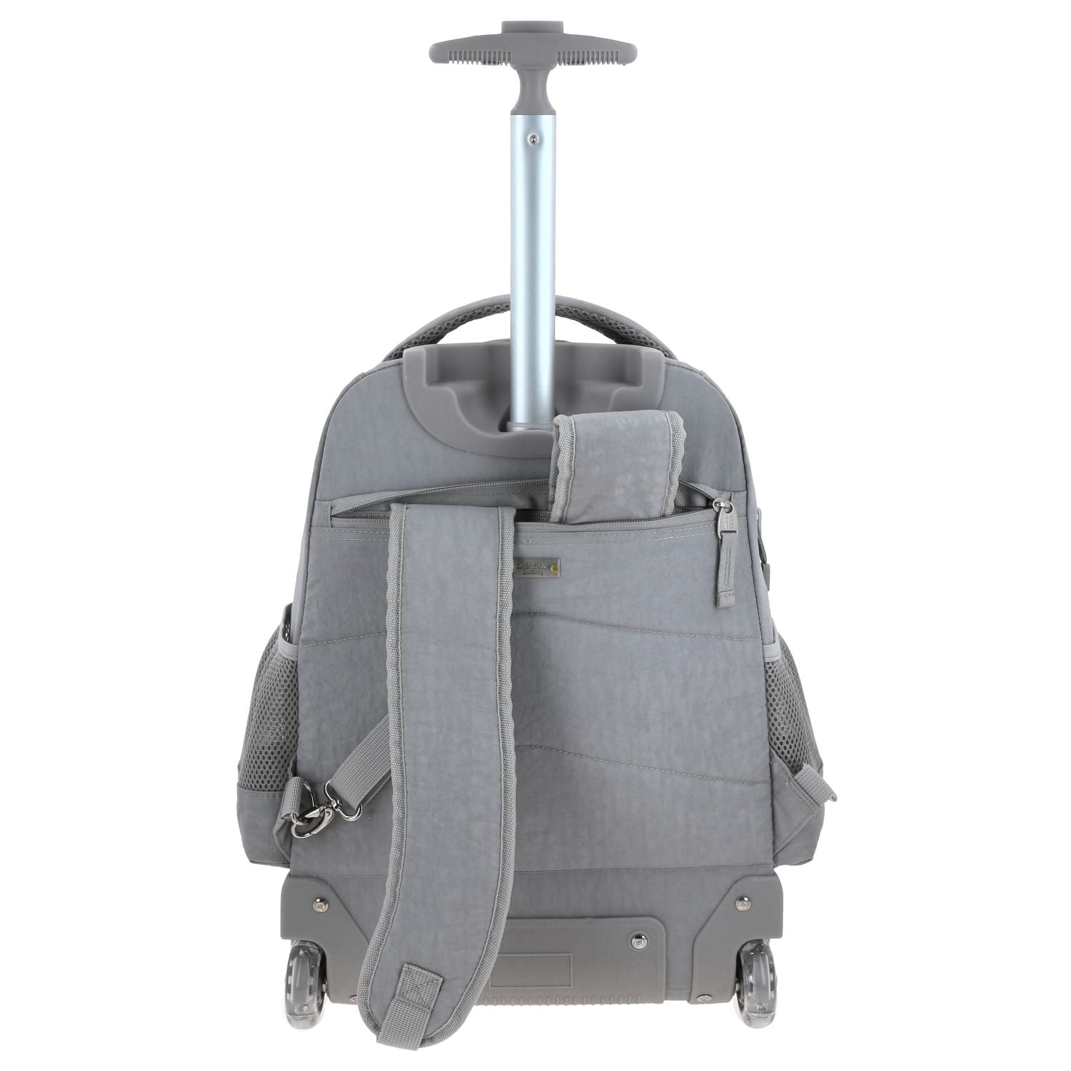 Foto 5 pulgar | Mochila Grande Con Ruedas Led Gris 1818 Zilp