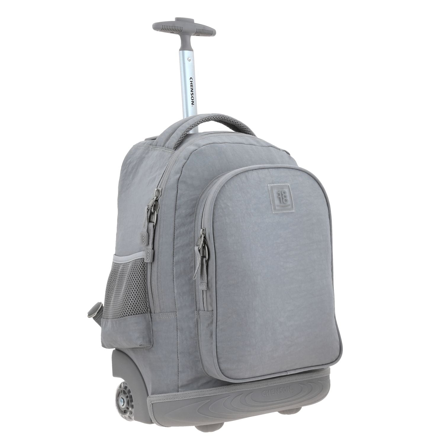 Foto 6 | Mochila Grande Con Ruedas Led Gris 1818 Zilp