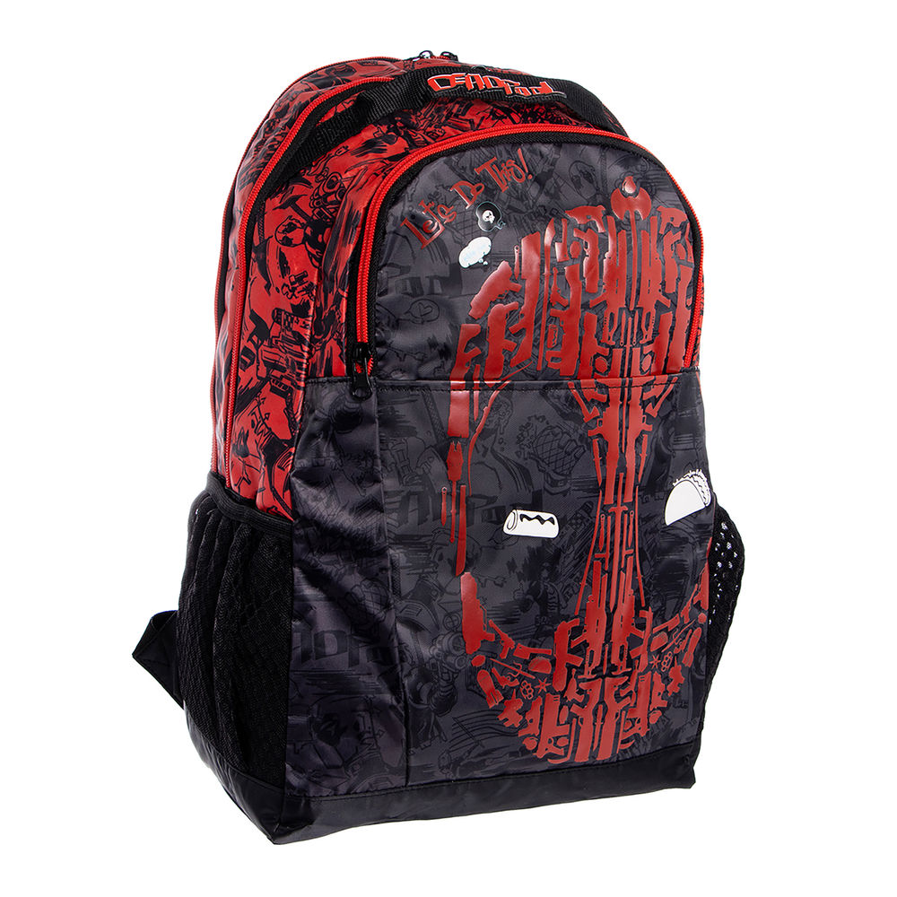 Foto 7 pulgar | Mochila Juvenil Marvel Truzt Deadpool (20l Negro)