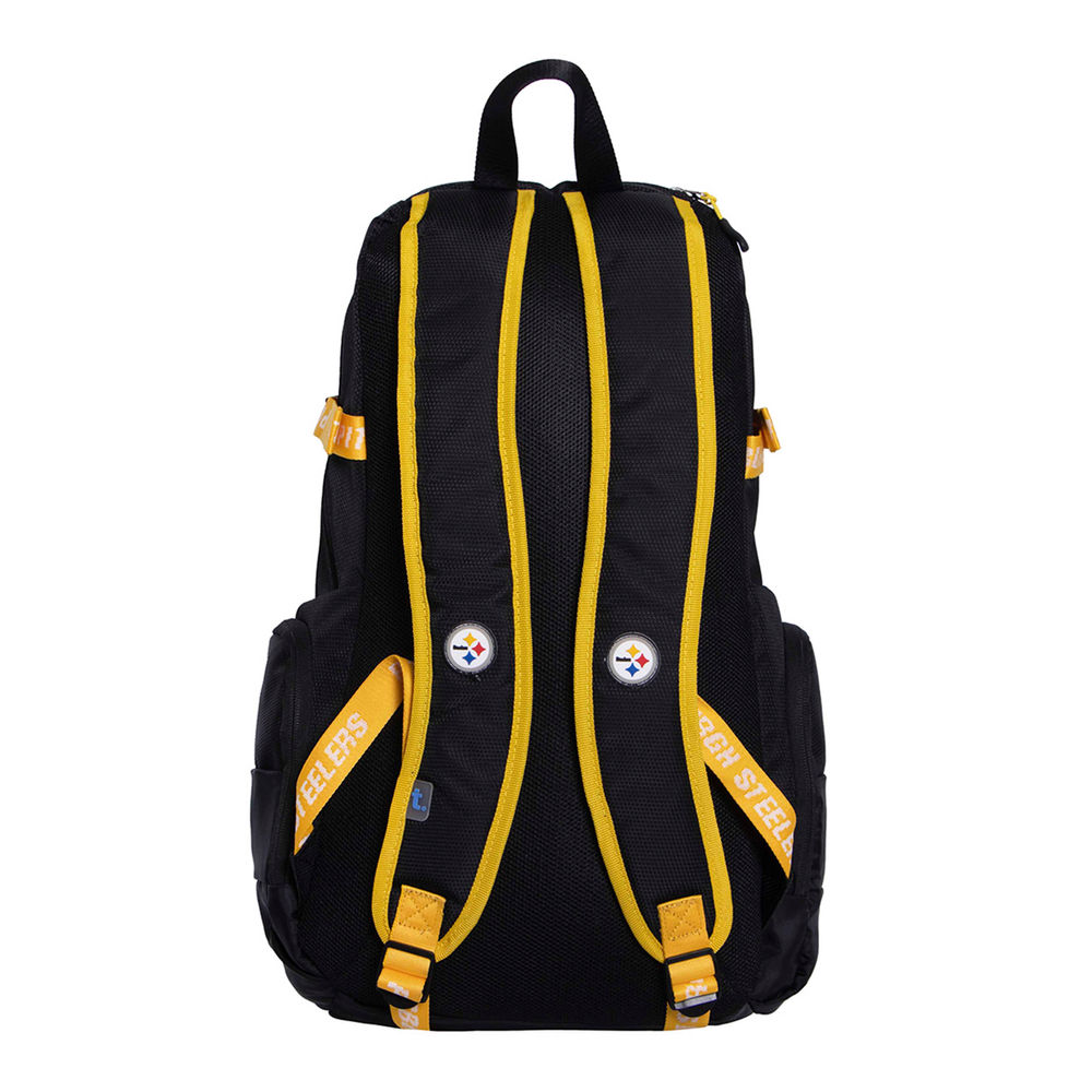 Foto 3 pulgar | Mochila Deportiva Nfl Truzt Steelers (43 Cm) (negro)