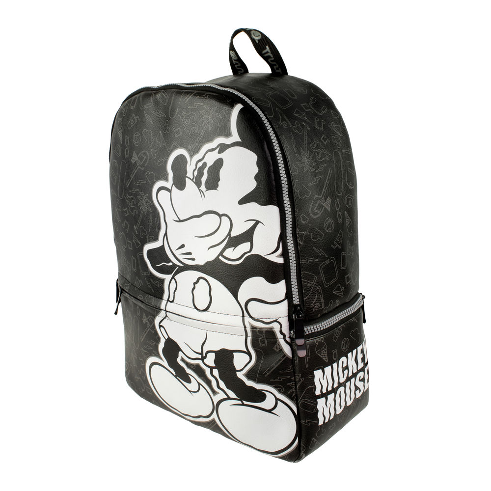 Foto 4 pulgar | Mochila Juvenil Disney Truzt (mickey Mouse) 20l (negro)