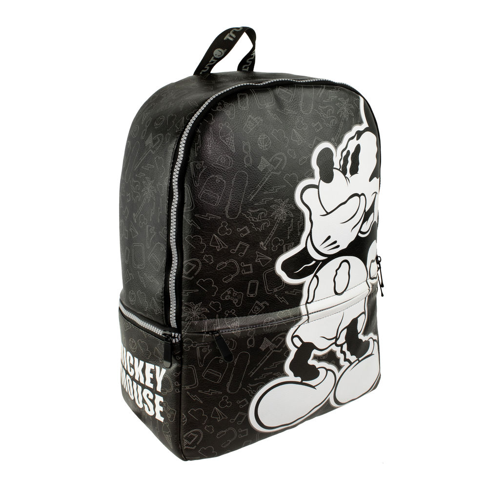 Foto 5 pulgar | Mochila Juvenil Disney Truzt (mickey Mouse) 20l (negro)