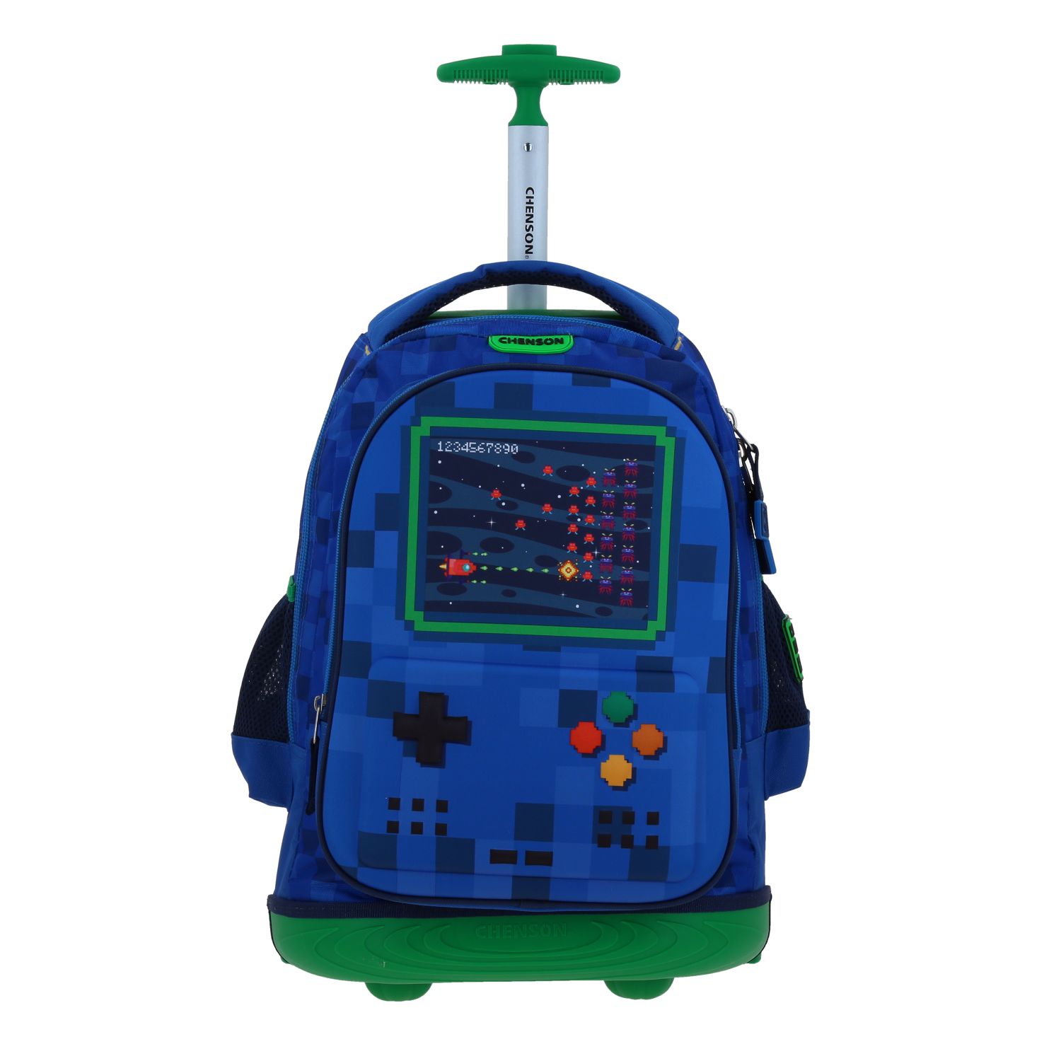 Foto 2 pulgar | Mochila Grande Con Ruedas Y Luces Led Chenson Gamer Galaga Co70338-9