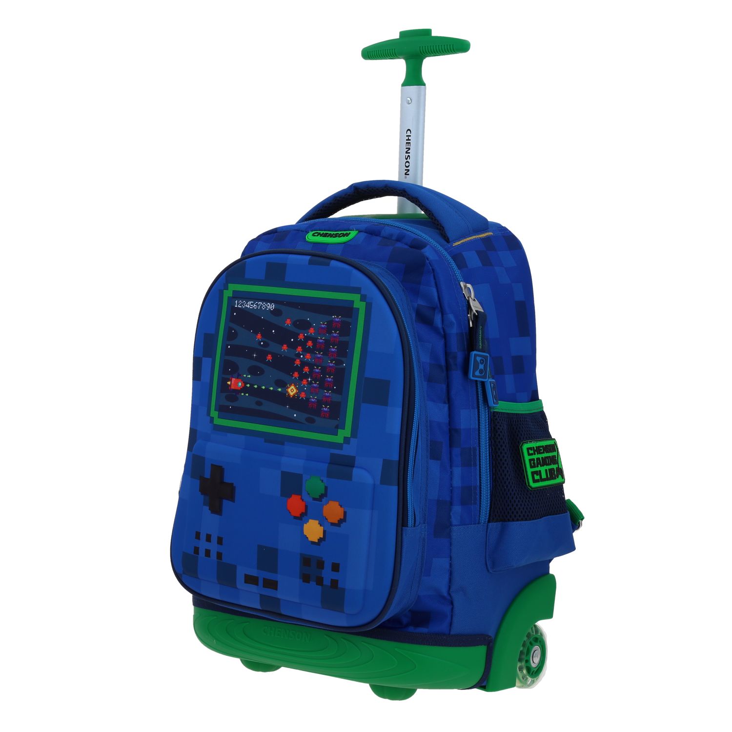 Foto 2 | Mochila Grande Con Ruedas Y Luces Led Chenson Gamer Galaga Co70338-9