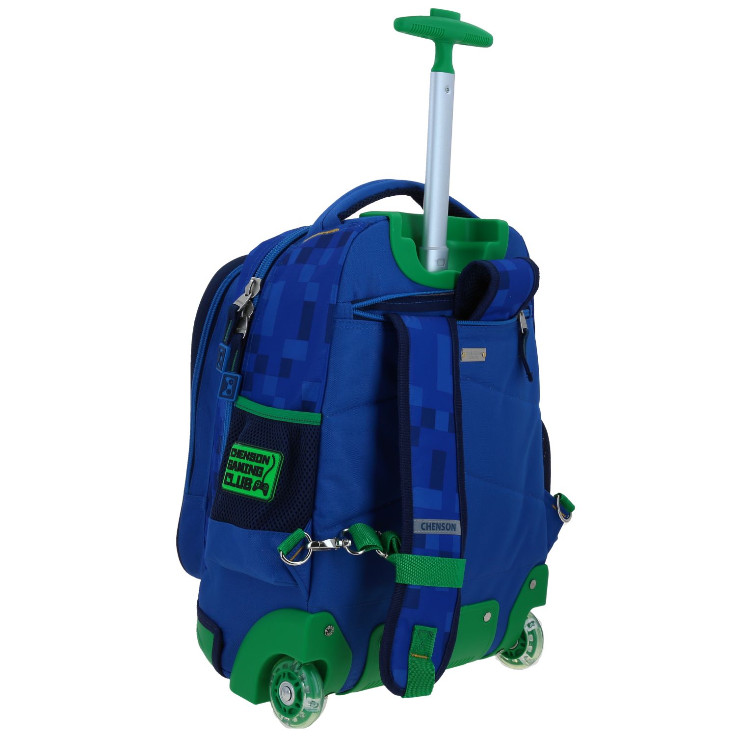 Foto 4 pulgar | Mochila Grande Con Ruedas Y Luces Led Chenson Gamer Galaga Co70338-9