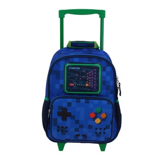 Foto 1 | Mochila Chica Chenson Con Ruedas Escolar Kinder Gamer Galaga Co70339-9