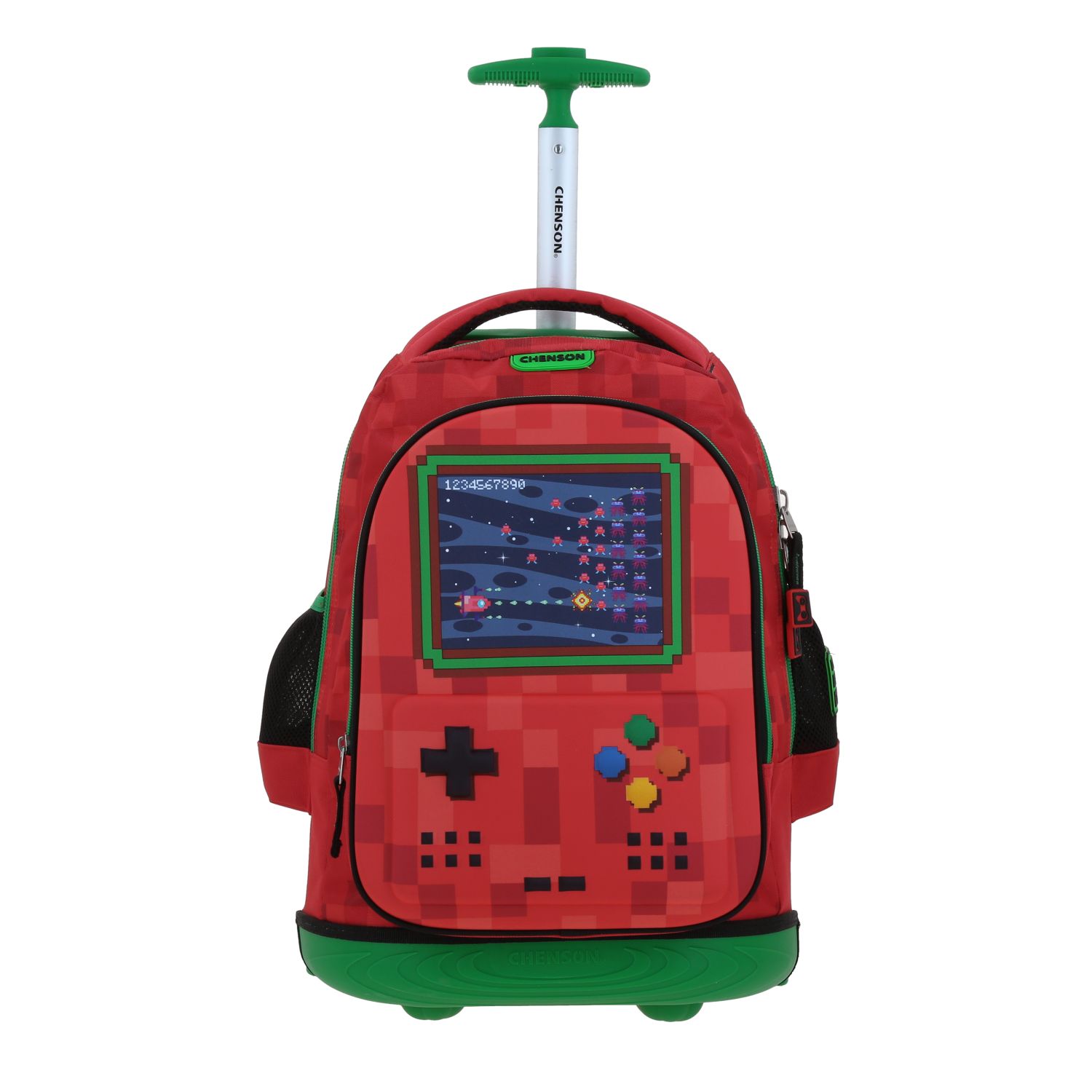 Foto 2 pulgar | Mochila Grande Con Ruedas Y Luces Led Chenson Gamer Galaga Co70338-r