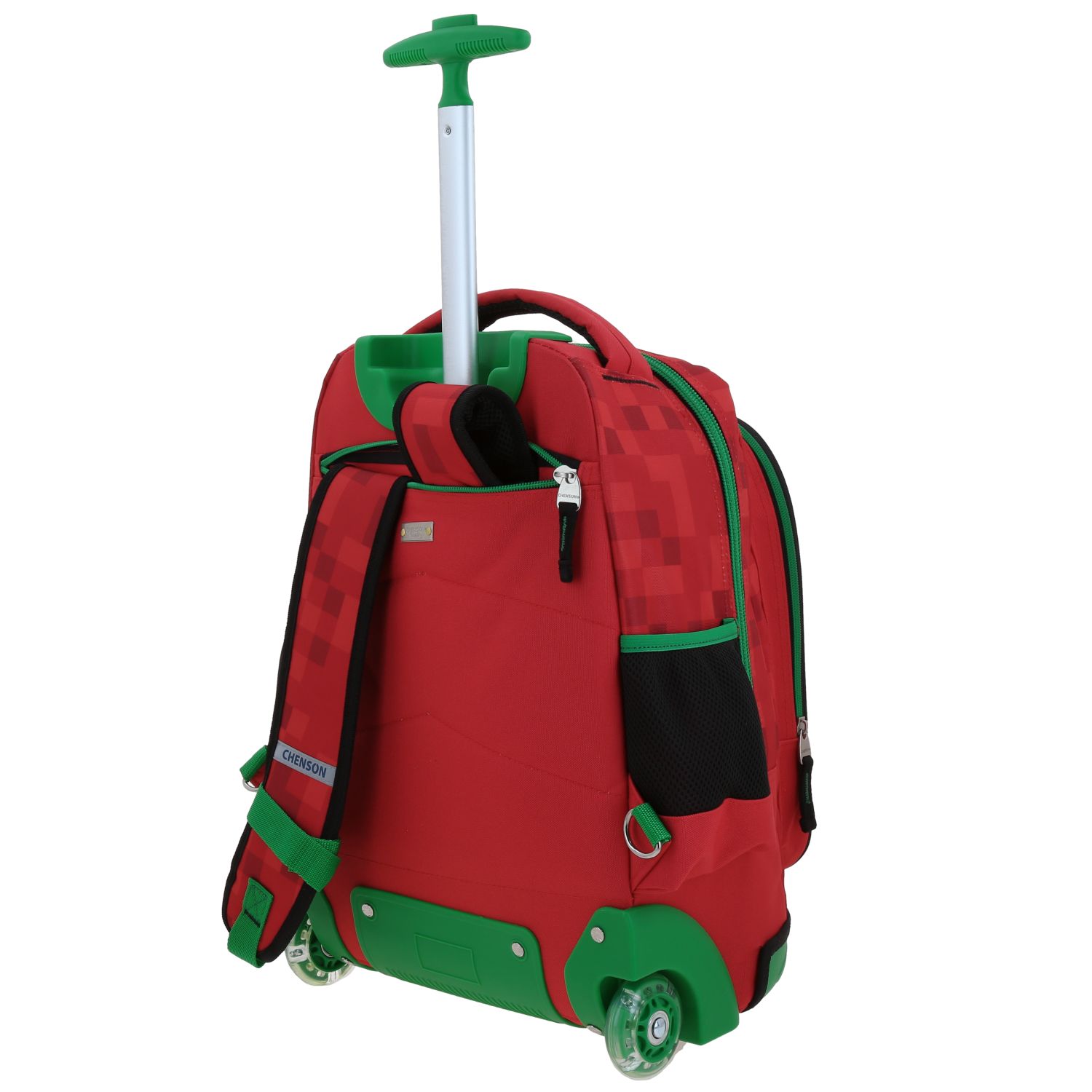 Foto 6 pulgar | Mochila Grande Con Ruedas Y Luces Led Chenson Gamer Galaga Co70338-r