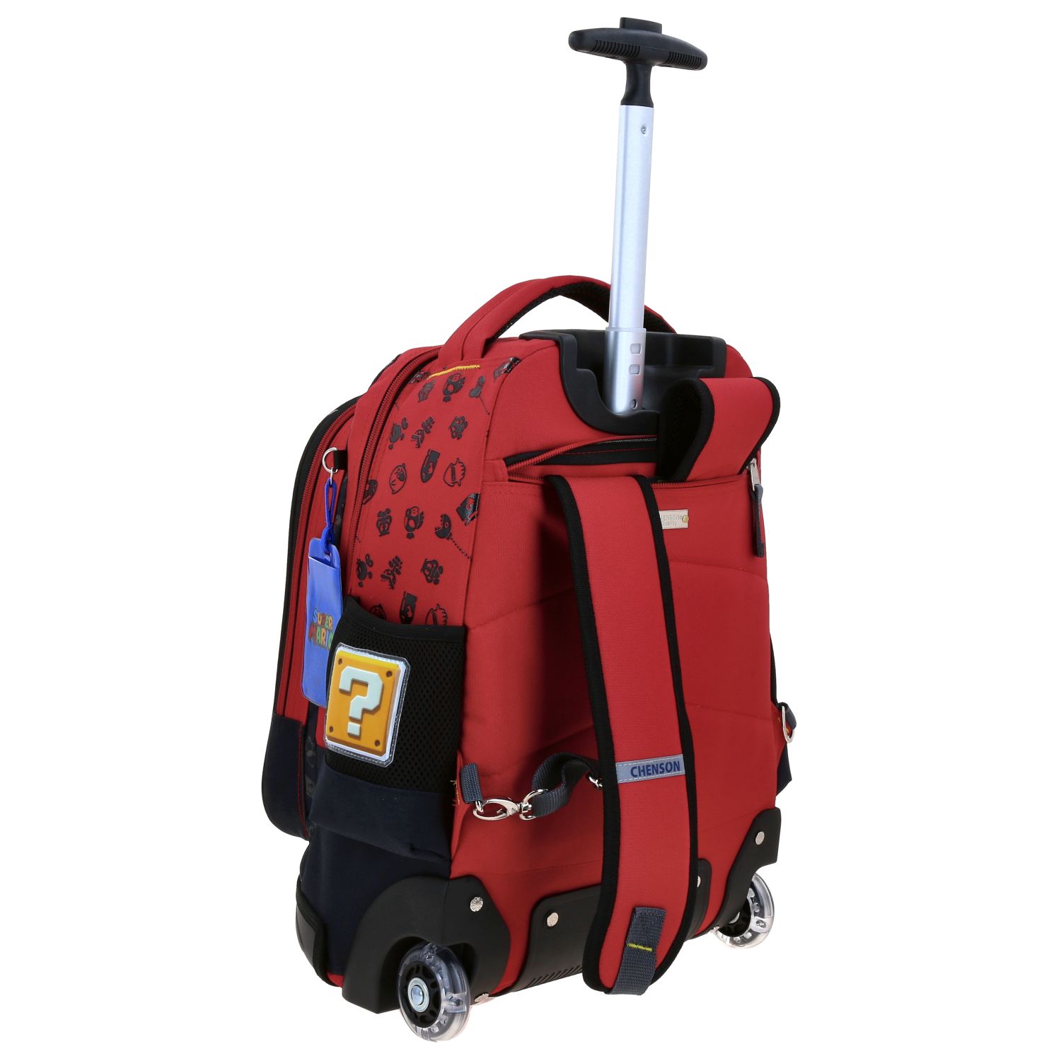 Foto 4 pulgar | Mochila Grande Con Ruedas Y Luces Led Chenson Mario Bros Bowser Mb70209-3 Bowie