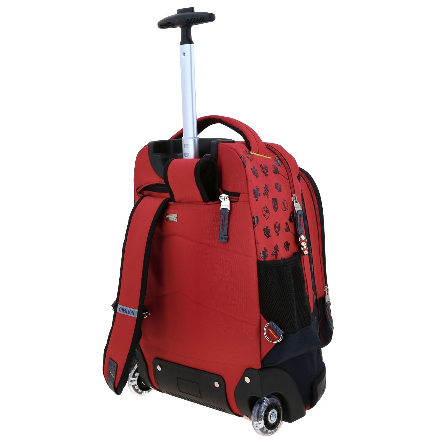 Foto 6 pulgar | Mochila Grande Con Ruedas Y Luces Led Chenson Mario Bros Bowser Mb70209-3 Bowie