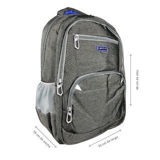 Foto 3 | Mochila Golden Star Urbana Juvenil Df-9096 Color Gris