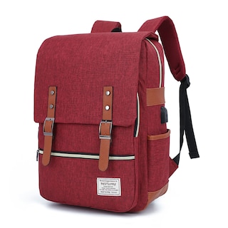 Foto 2 | Mochila Escolar Con Puerto Carga Usb Con Compartimientos