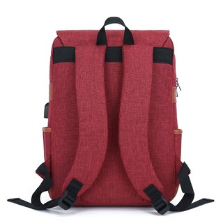 Foto 3 | Mochila Escolar Con Puerto Carga Usb Con Compartimientos